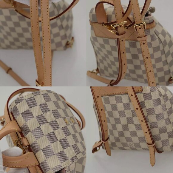 LOUIS VUITTON Damier Azur Speron BB Shoulder Bag N44026 LV Auth 97791A - Picture 13 of 15